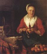 Gabriel Metsu The Busy Cook (nk05) oil